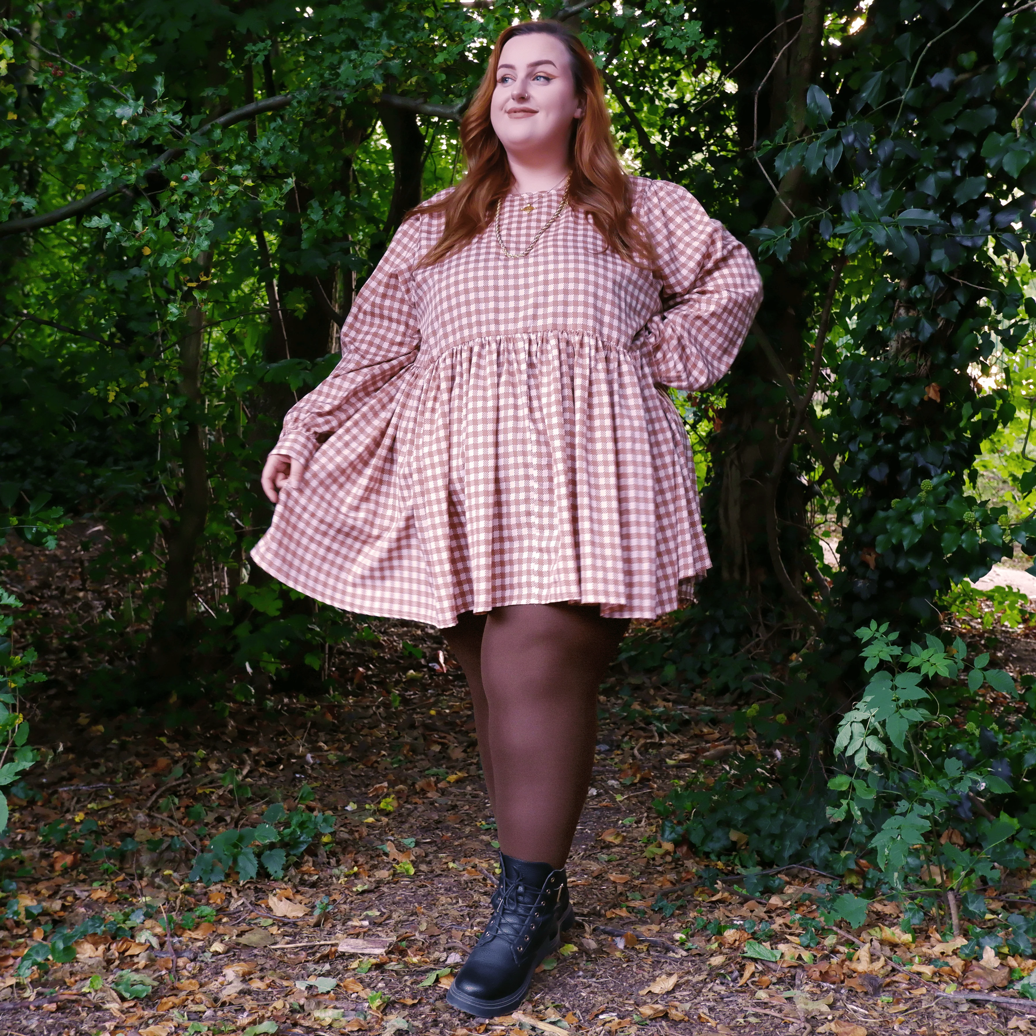 Super Opaque 120 Den Tights - Hot Chocolate - Image 6