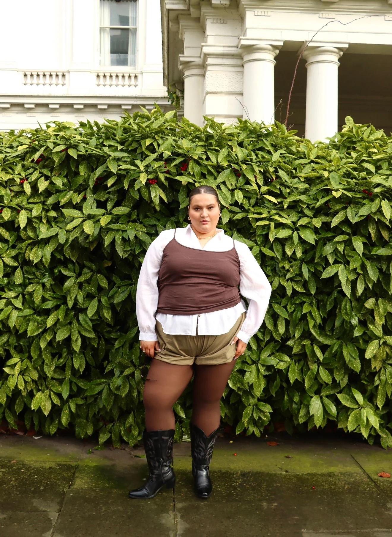 Semi-Opaque 50 Den Tights - Hot Chocolate - Image 6