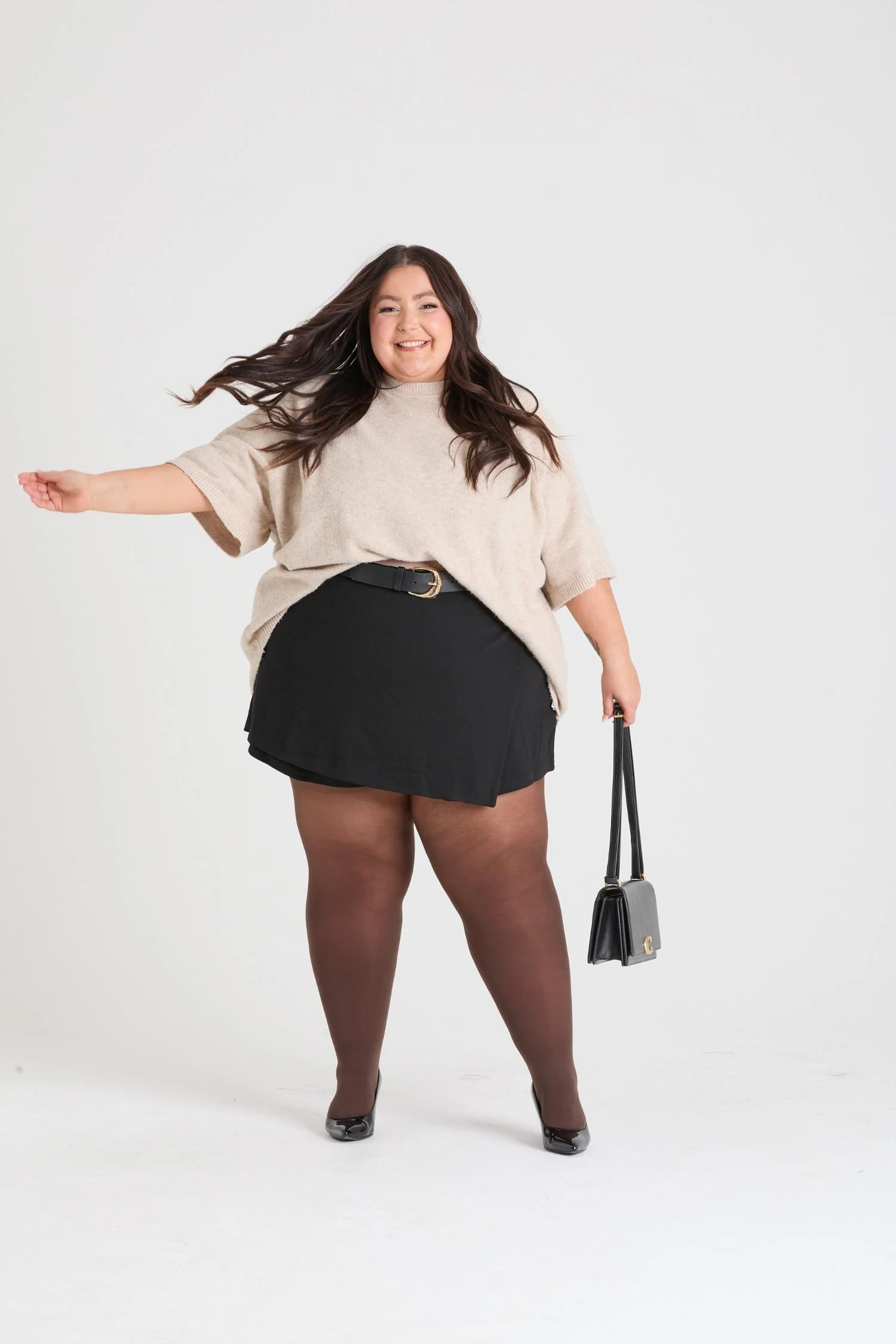 Semi-Opaque 50 Den Tights - Hot Chocolate - Image 9