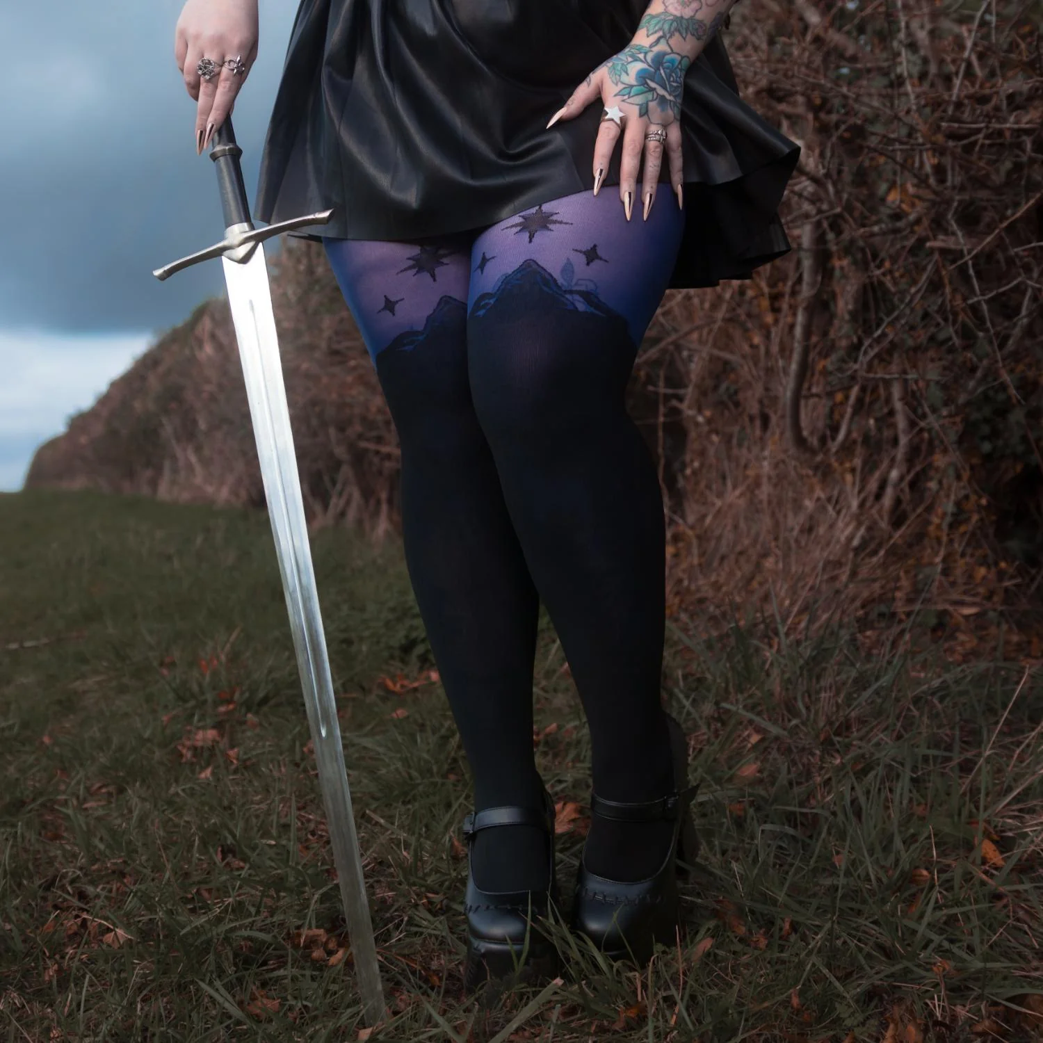 ACOTAR Tights - Bow Before No One - Image 6