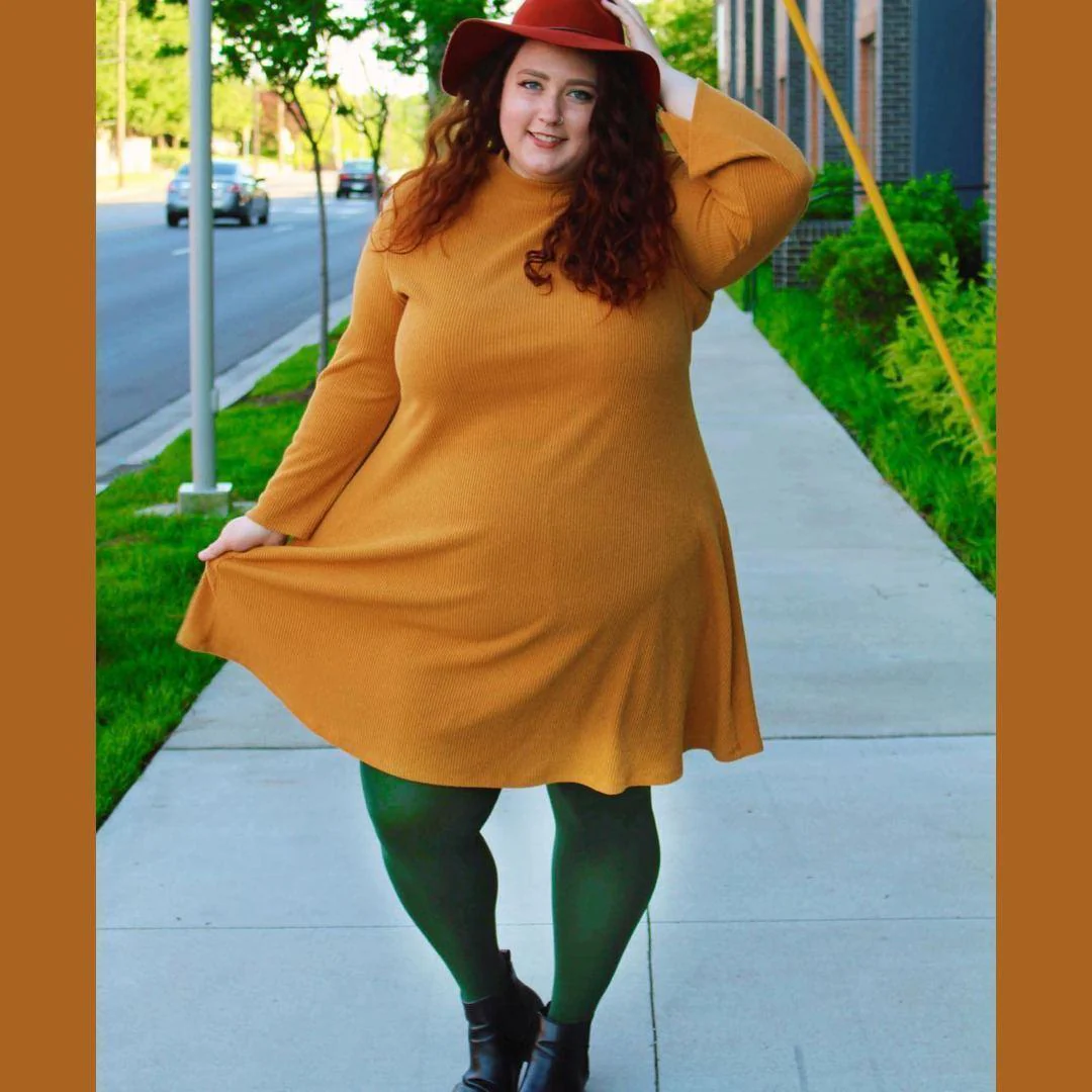 Opaque 80 Den Tights - Hit the Bottle Green - Image 6