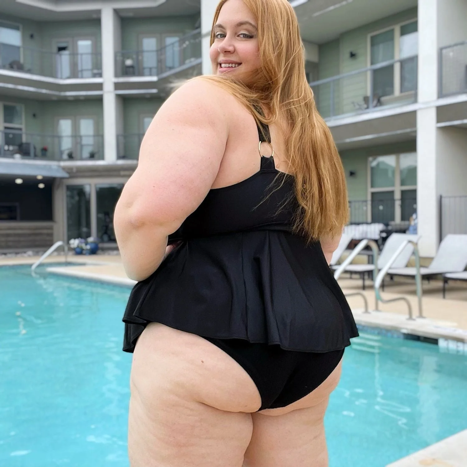 Beam Me Up Tankini Top - Black - Image 23