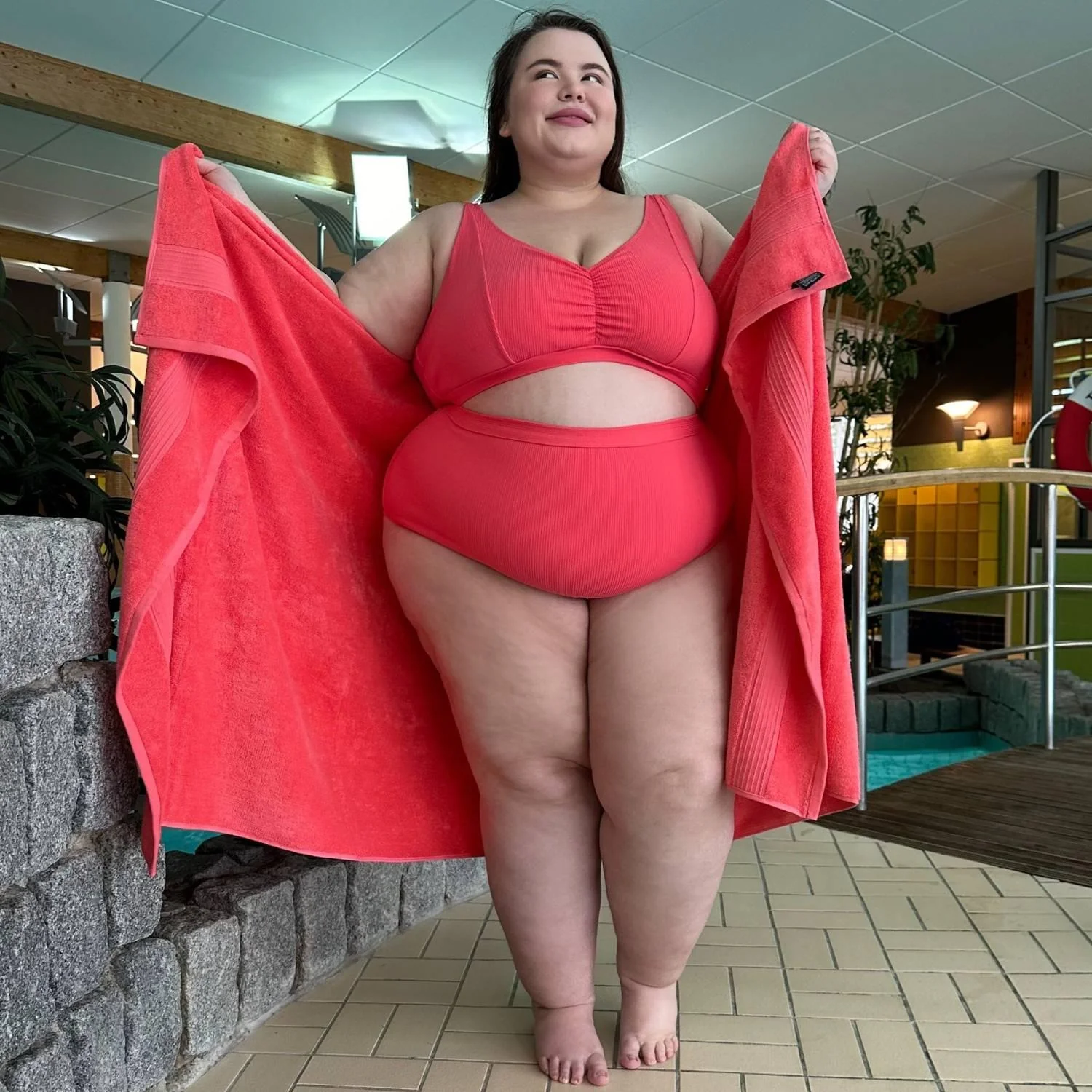 Hasta La Vista Bikini Bottoms - Coral - Image 10