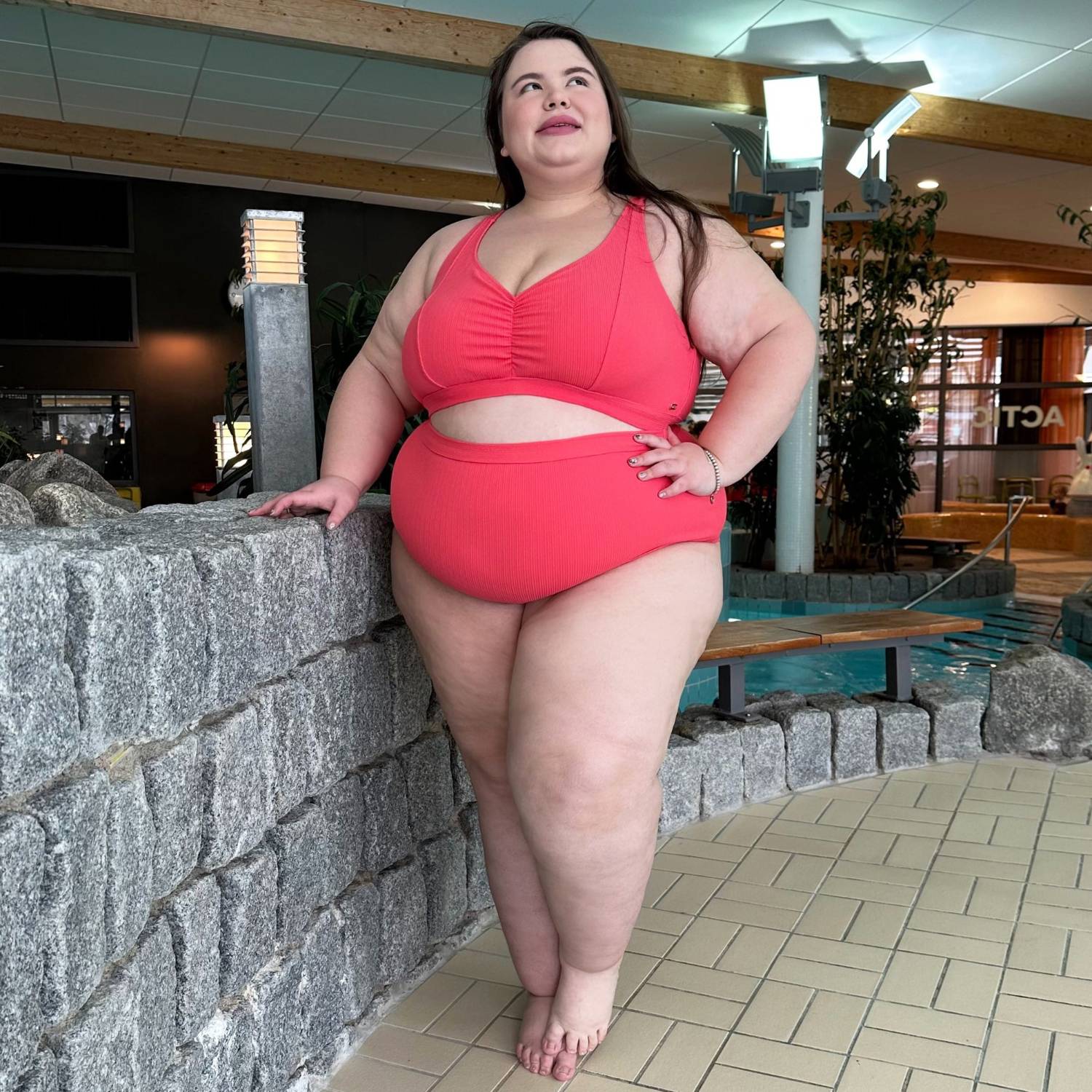Hasta La Vista Bikini Bottoms - Coral - Image 12