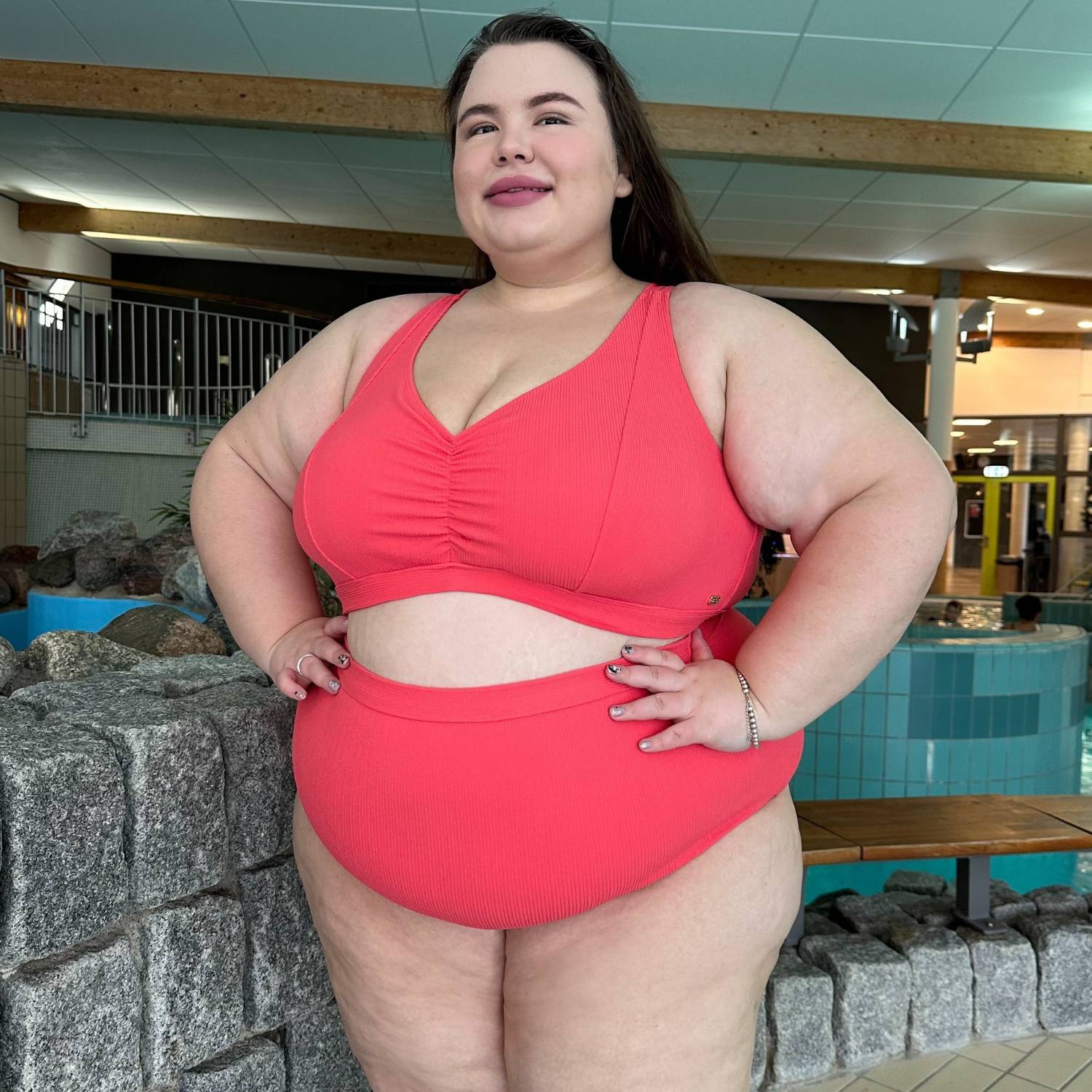 Hasta La Vista Bikini Bottoms - Coral - Image 17