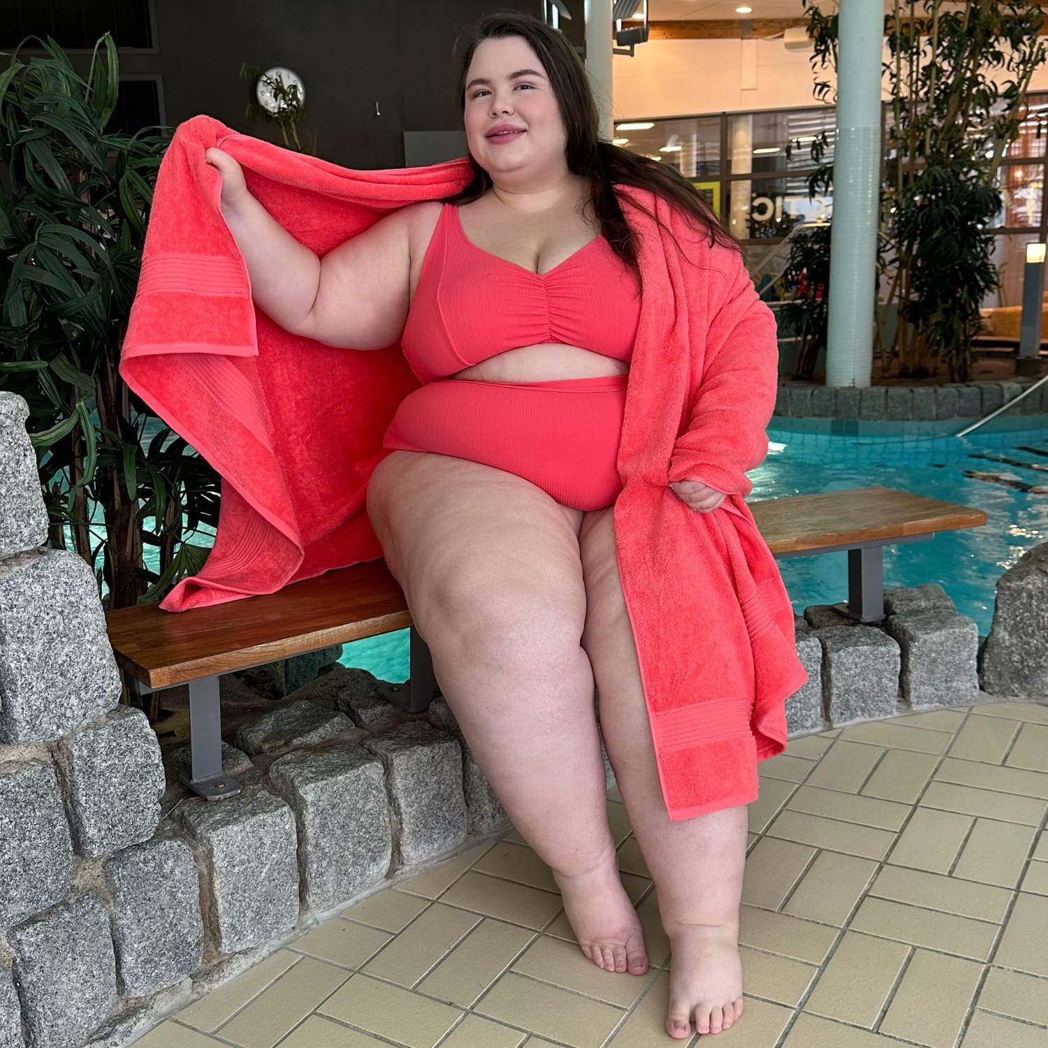 Hasta La Vista Bikini Bottoms - Coral - Image 20