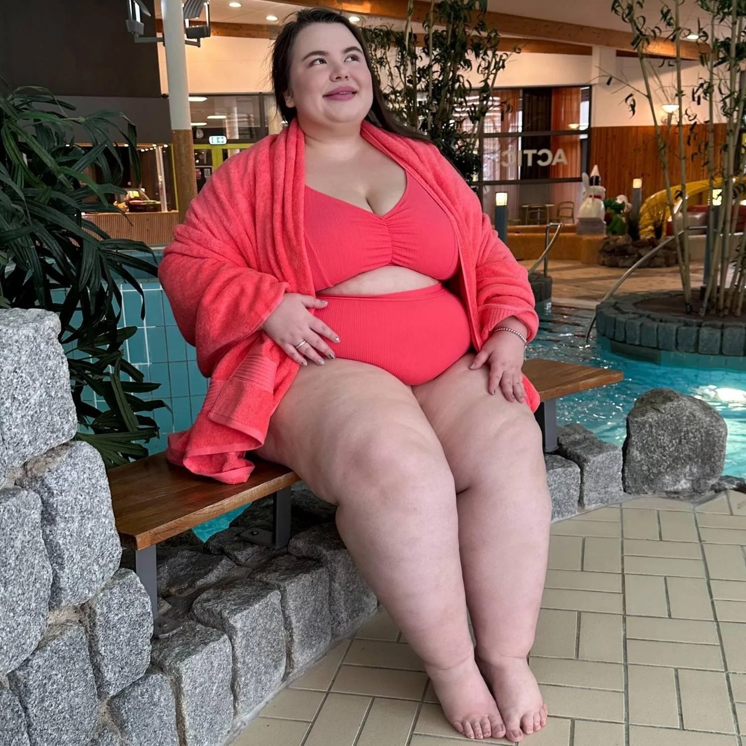 Hasta La Vista Bikini Bottoms - Coral - Image 3