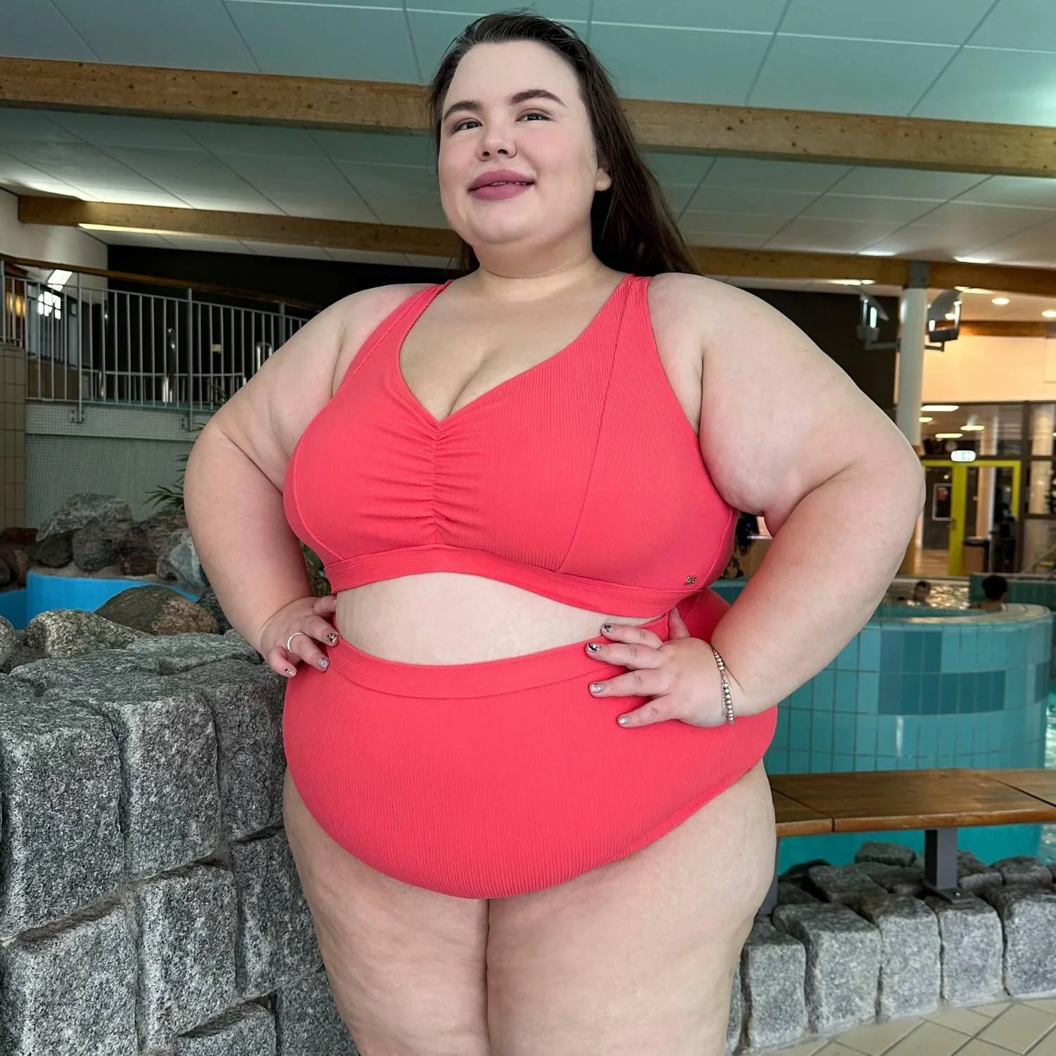 Hasta La Vista Bikini Bottoms - Coral - Image 6