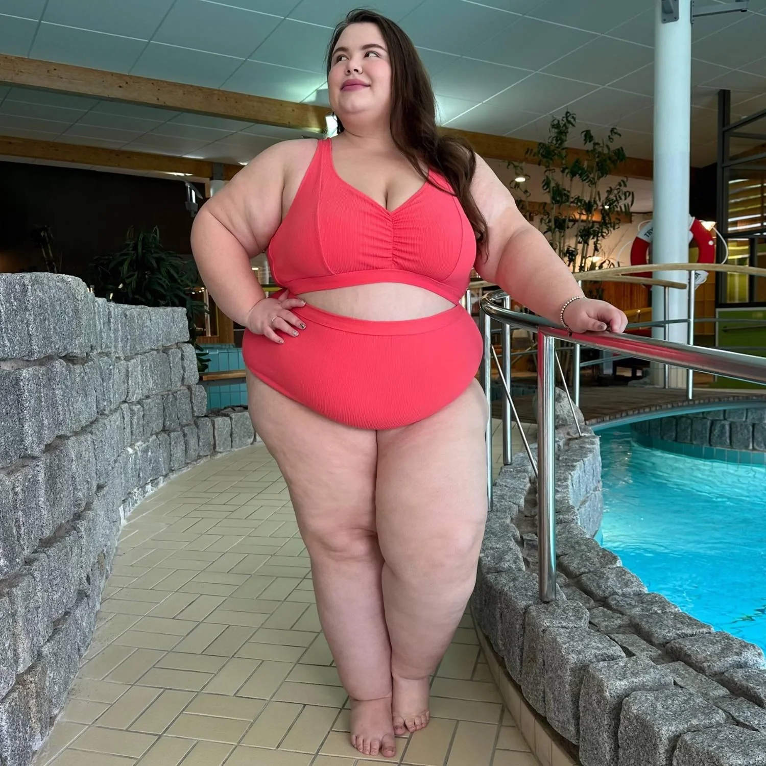 Hasta La Vista Bikini Bottoms - Coral - Image 7