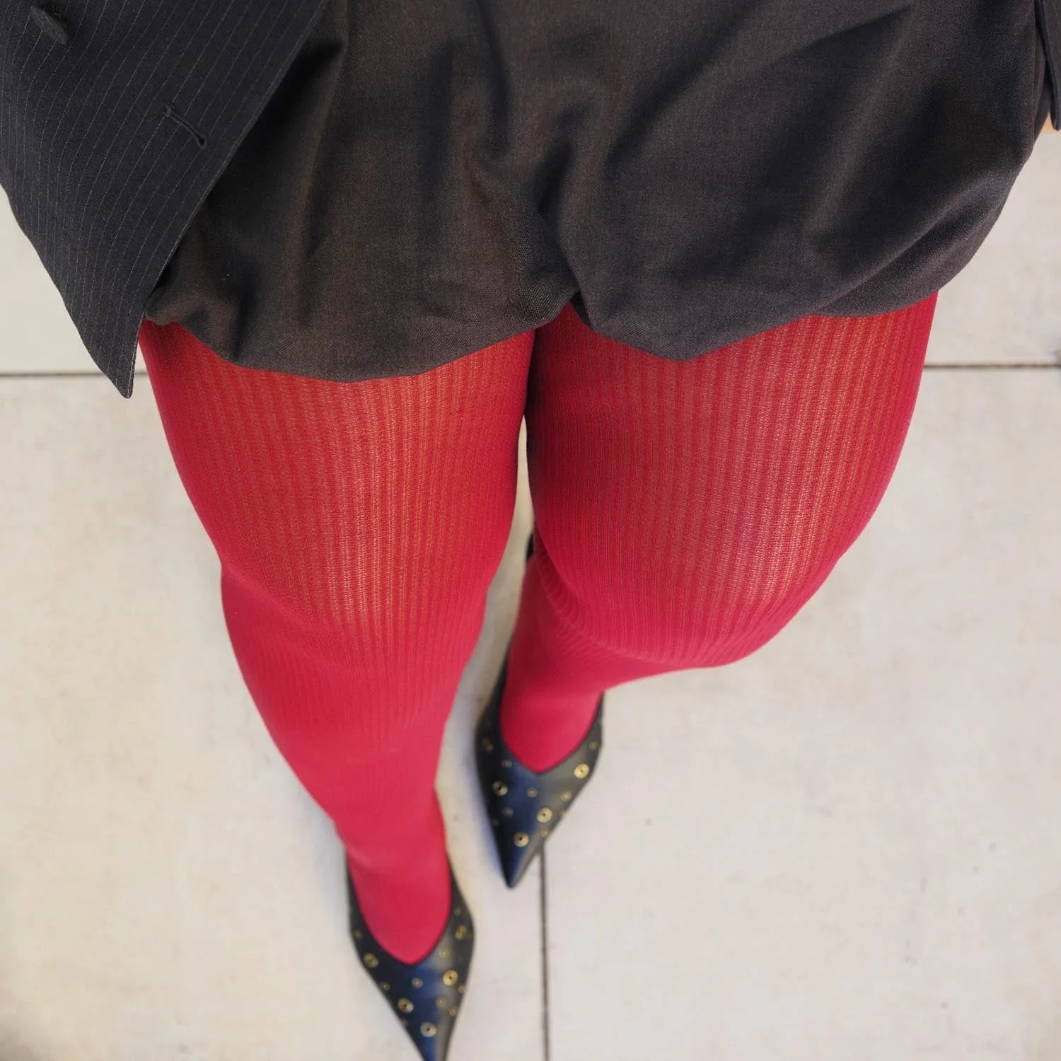 Ionic Ribbed Tights - Pirouette - Image 10