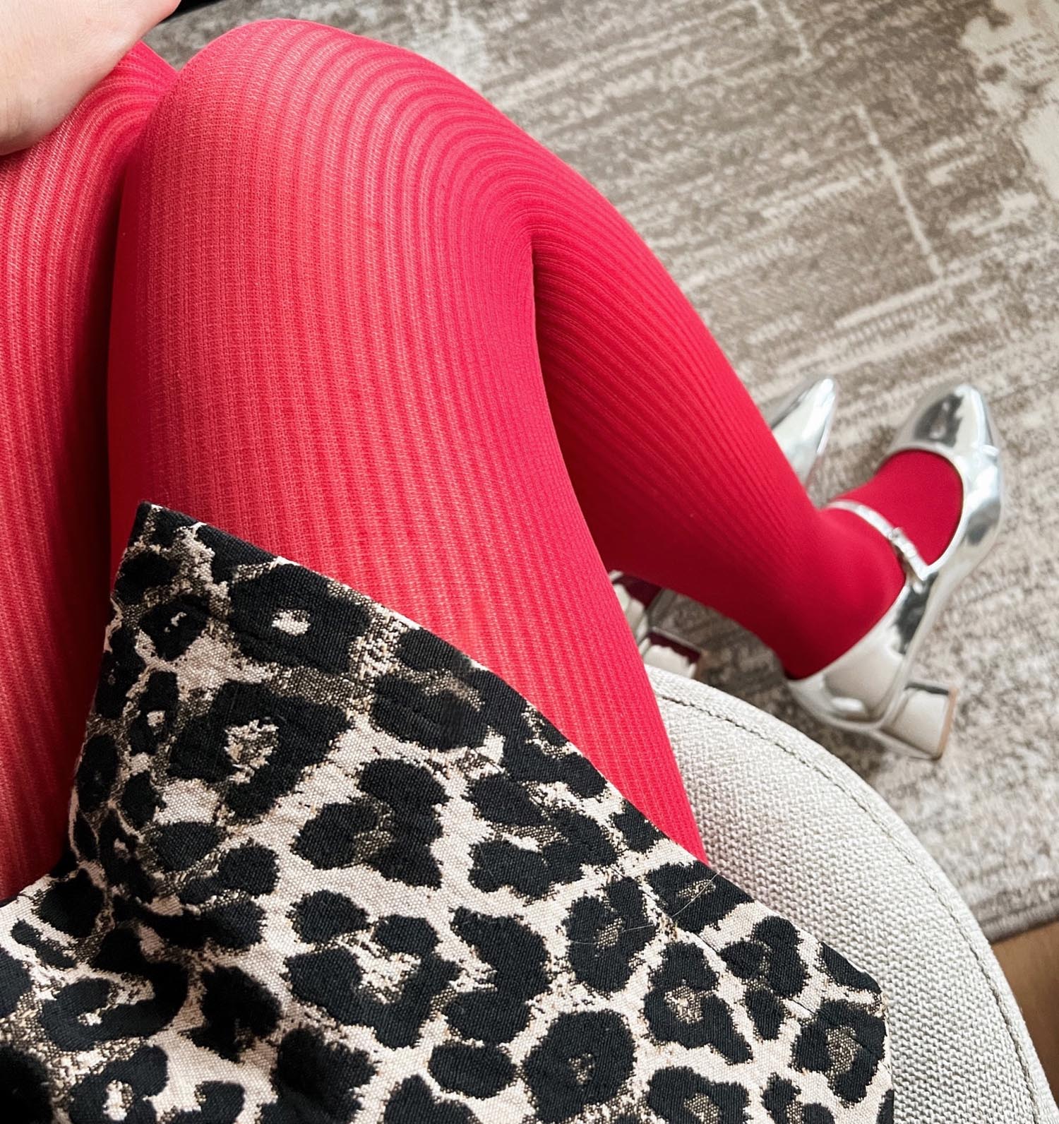 Ionic Ribbed Tights - Pirouette - Image 3
