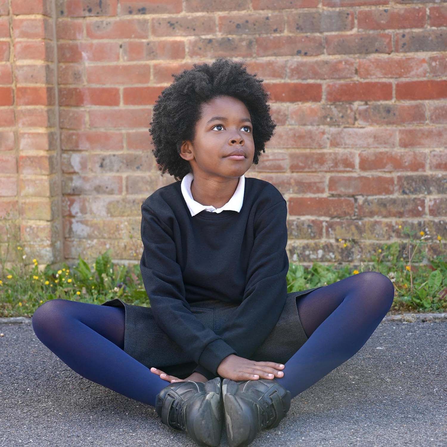 Kids Tights - Navy - Image 10
