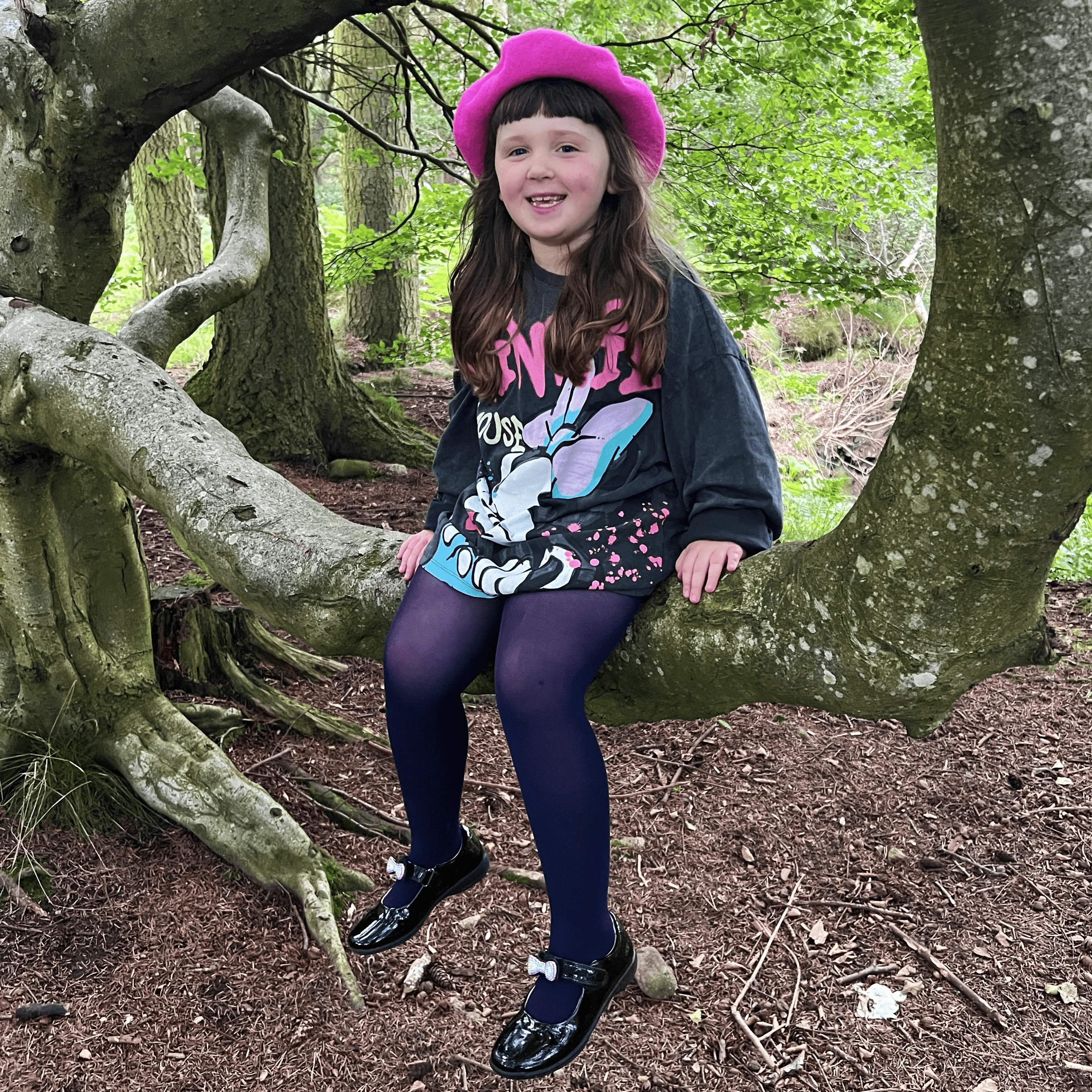 Kids Tights - Navy - Image 11