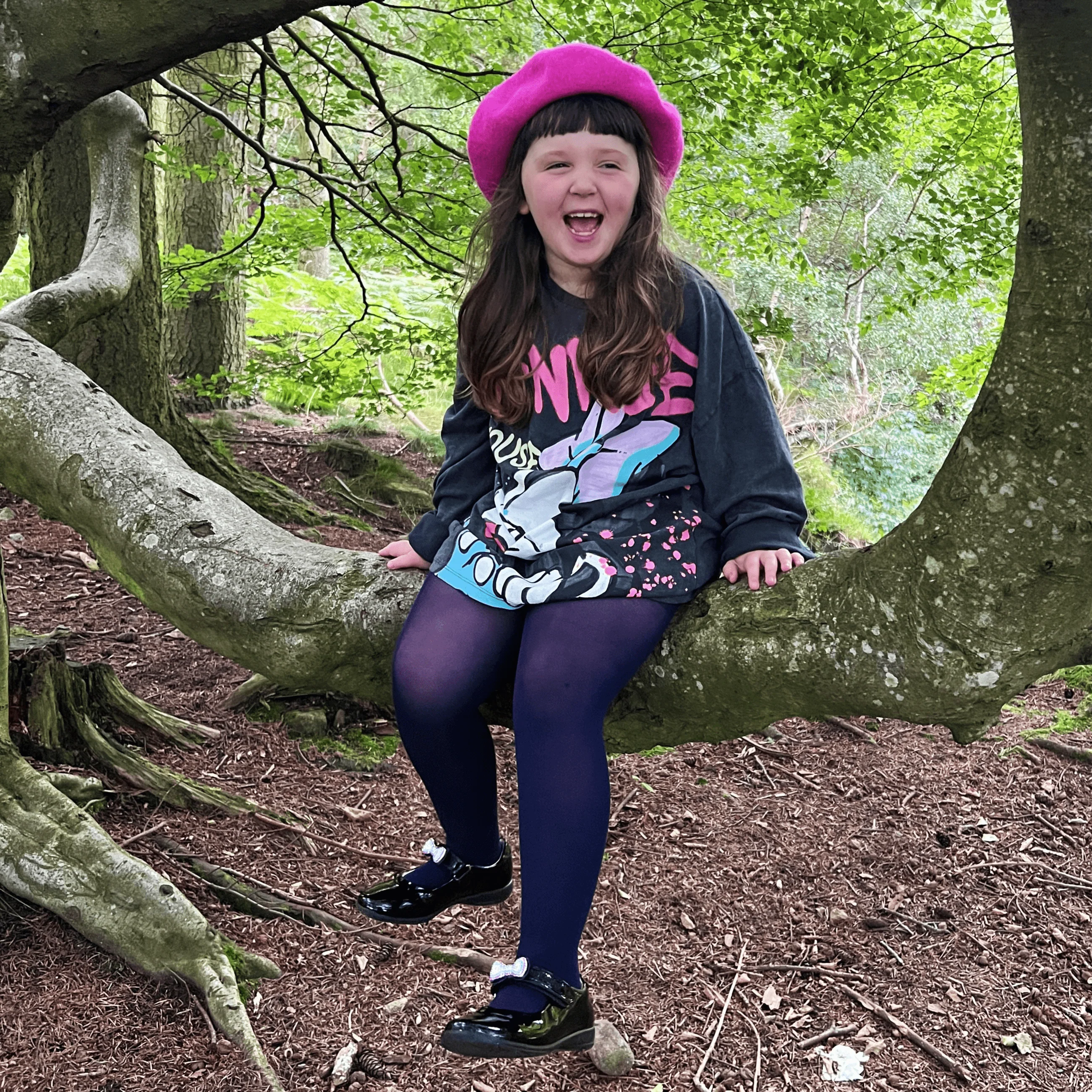 Kids Tights - Navy - Image 13