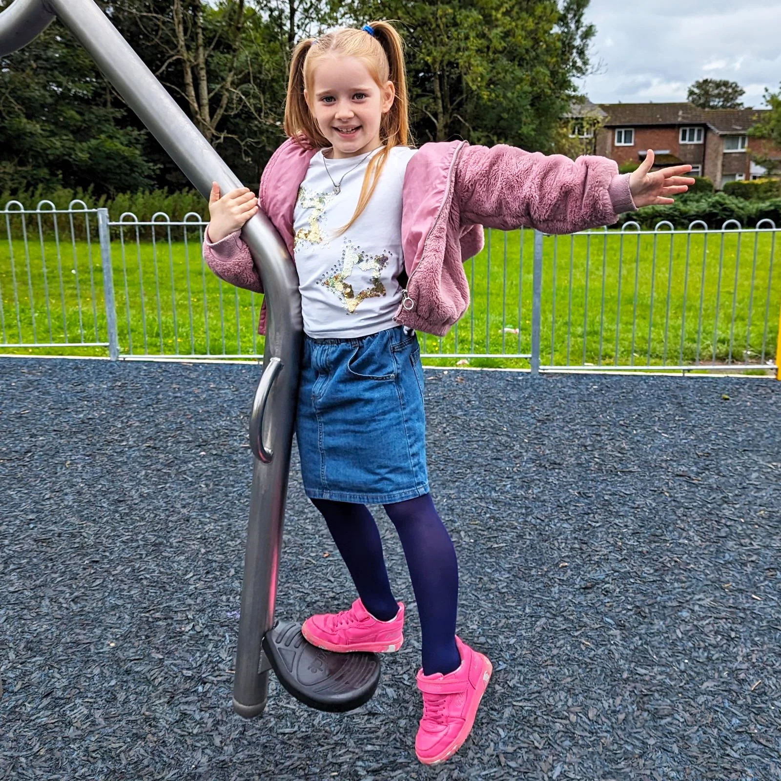 Kids Tights - Navy - Image 3