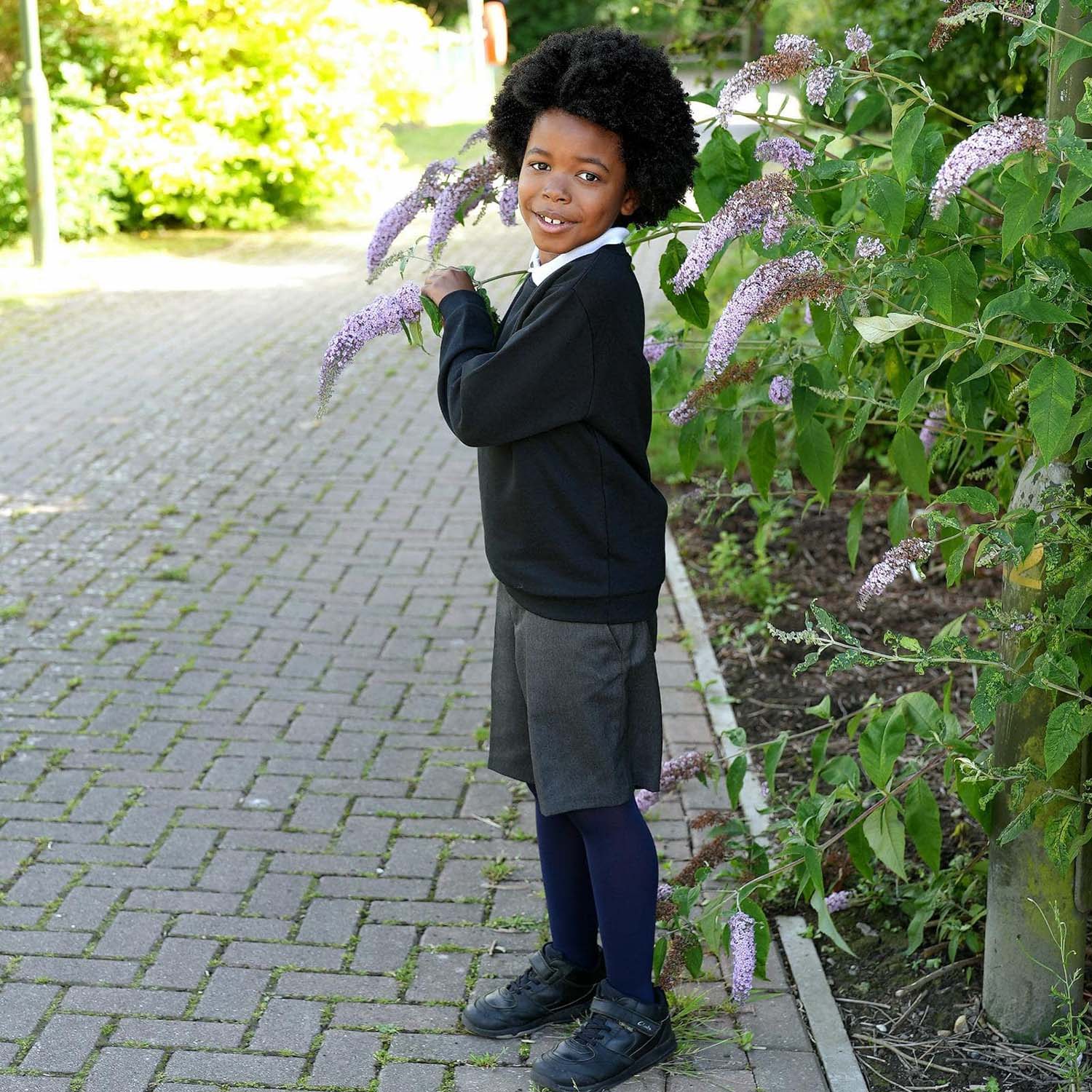 Kids Tights - Navy - Image 6
