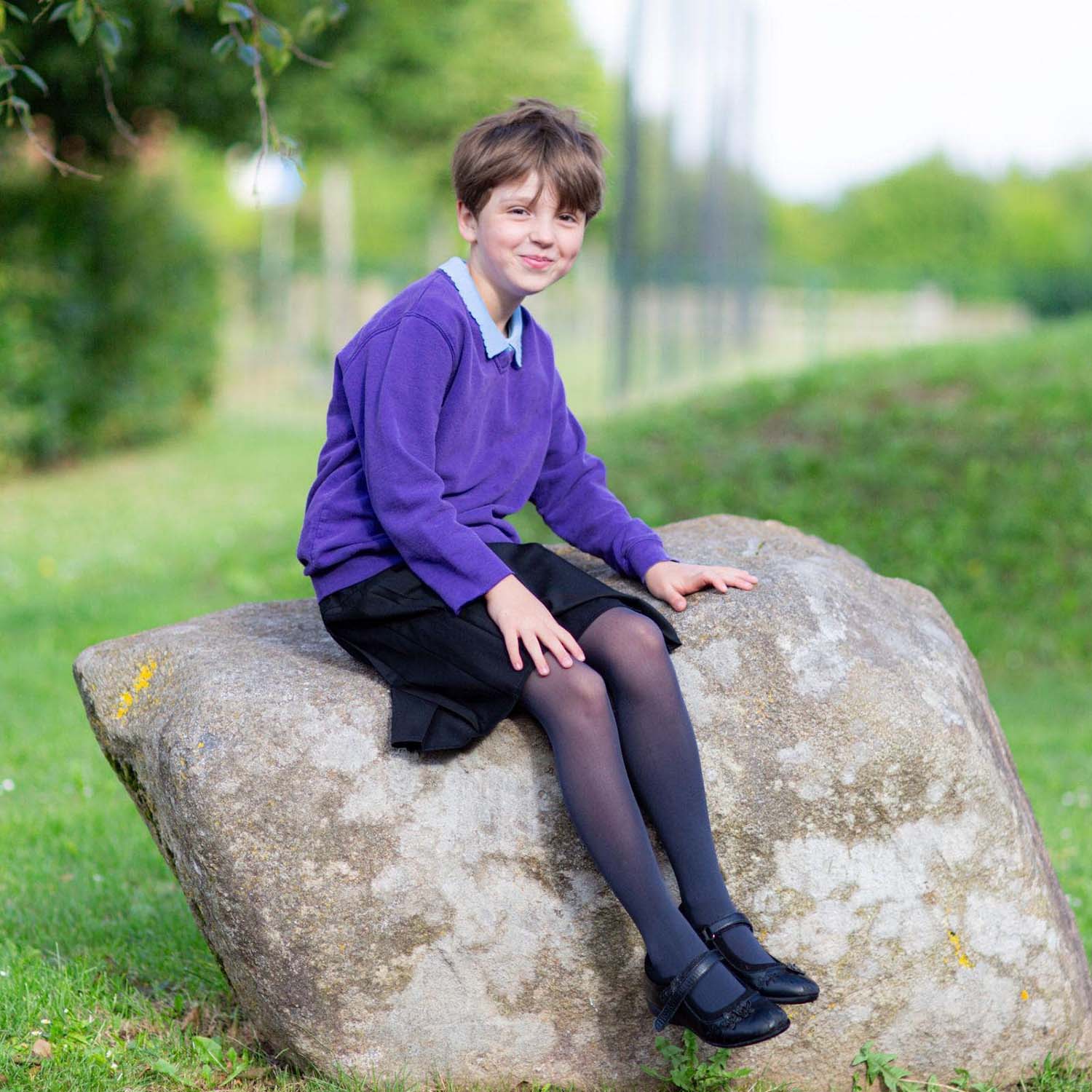 Kids Tights - Slate Grey - Image 4