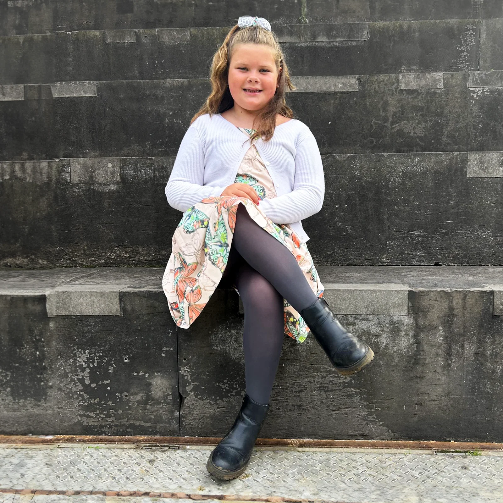 Kids Tights - Slate Grey - Image 5