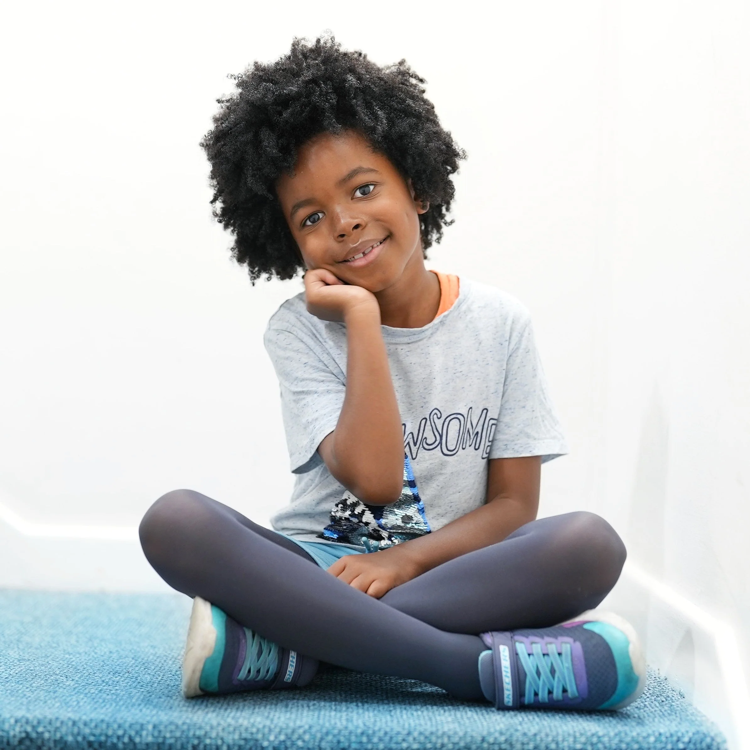 Kids Tights - Slate Grey - Image 6