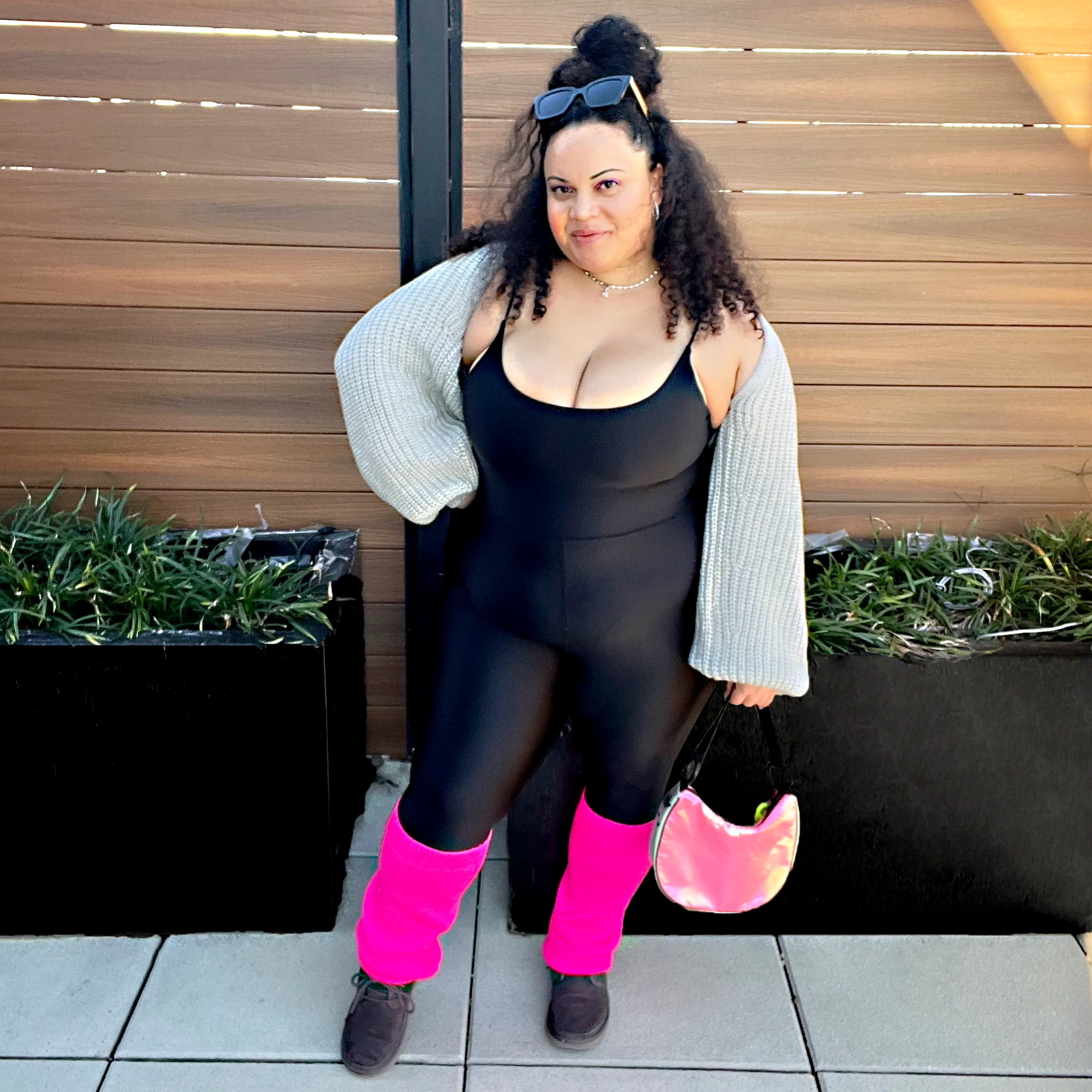 Leg Warmers - Neon Pink - Image 4
