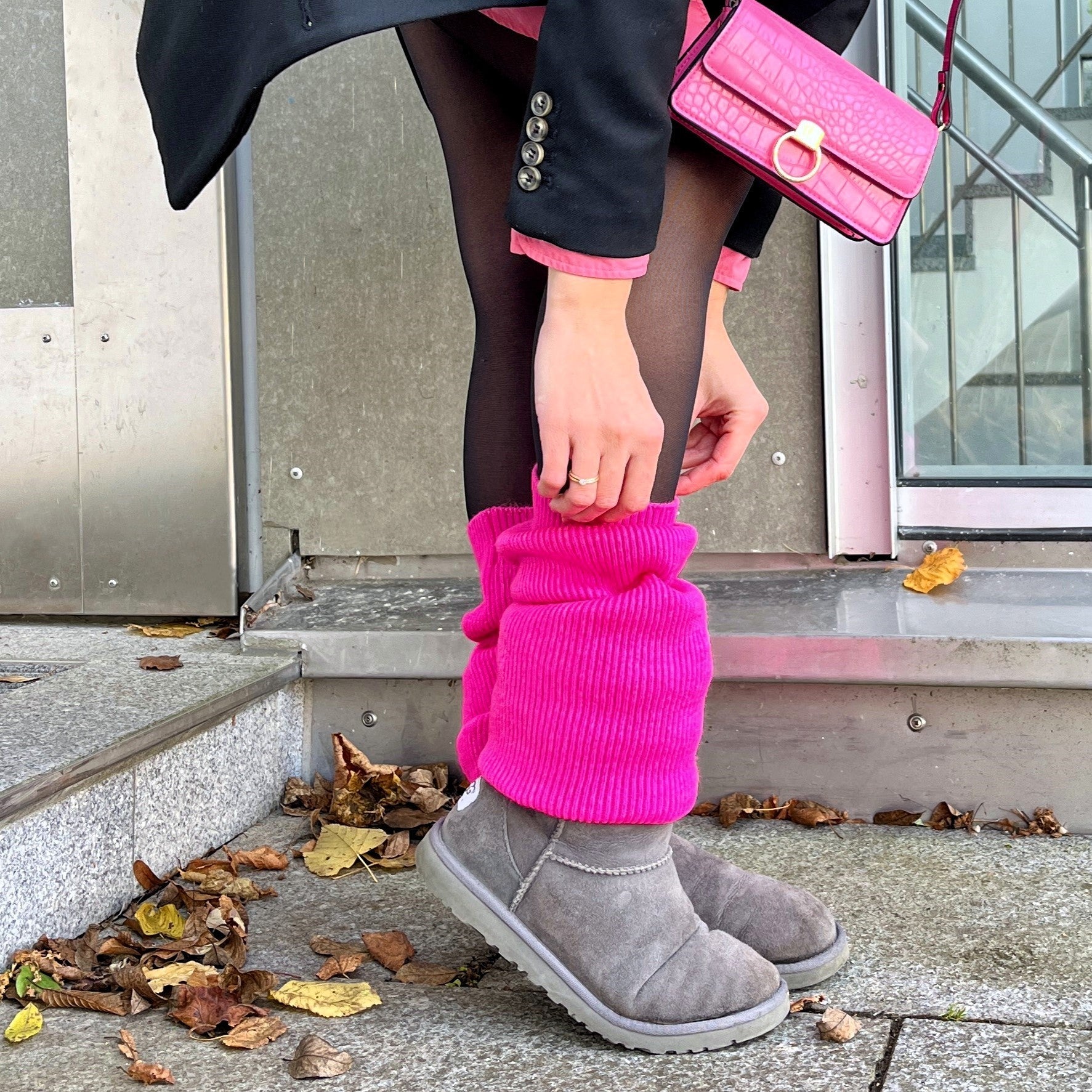 Leg Warmers - Neon Pink - Image 9