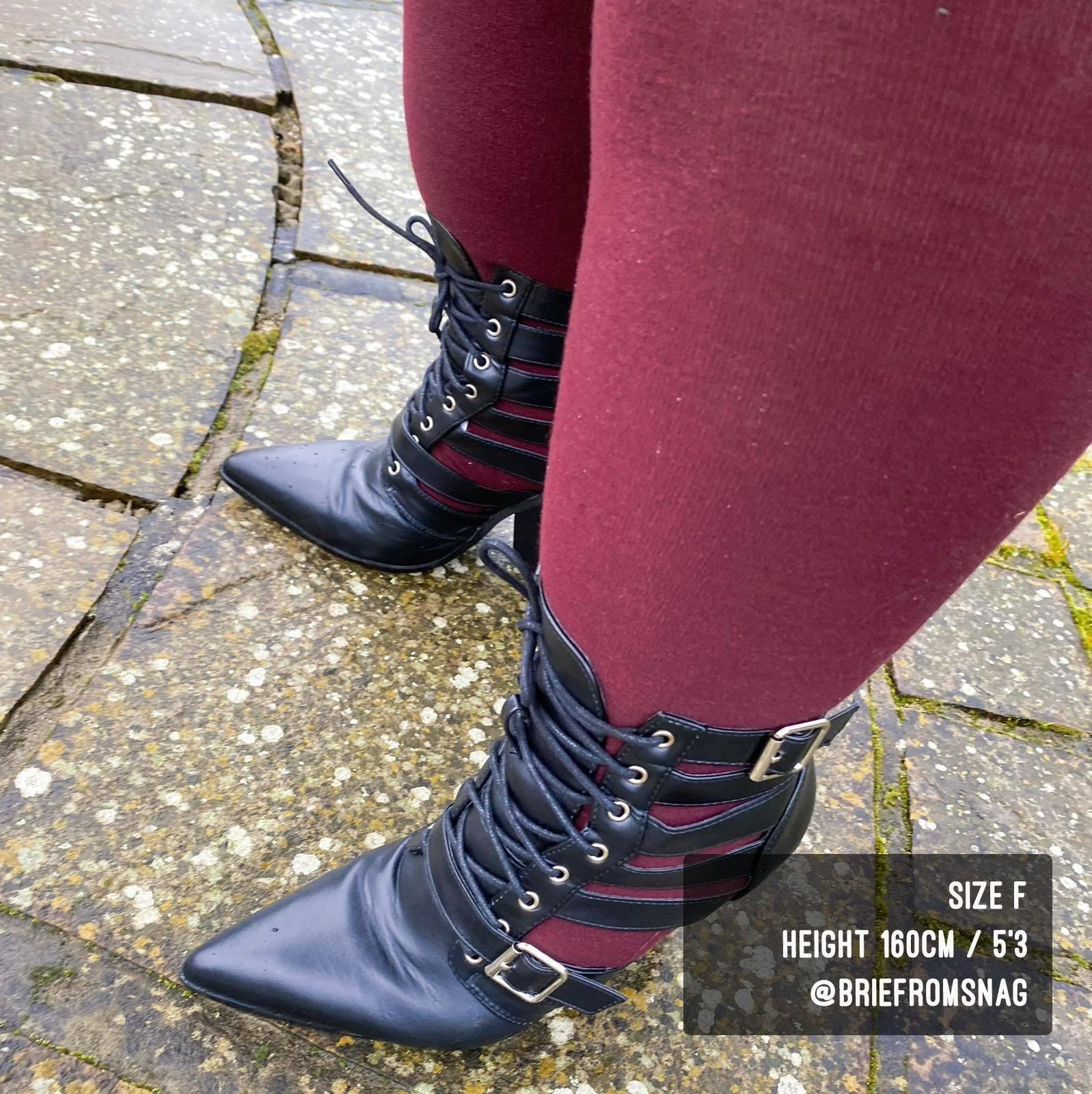 Merino Wool Tights - Red Velvet Cake - Image 15