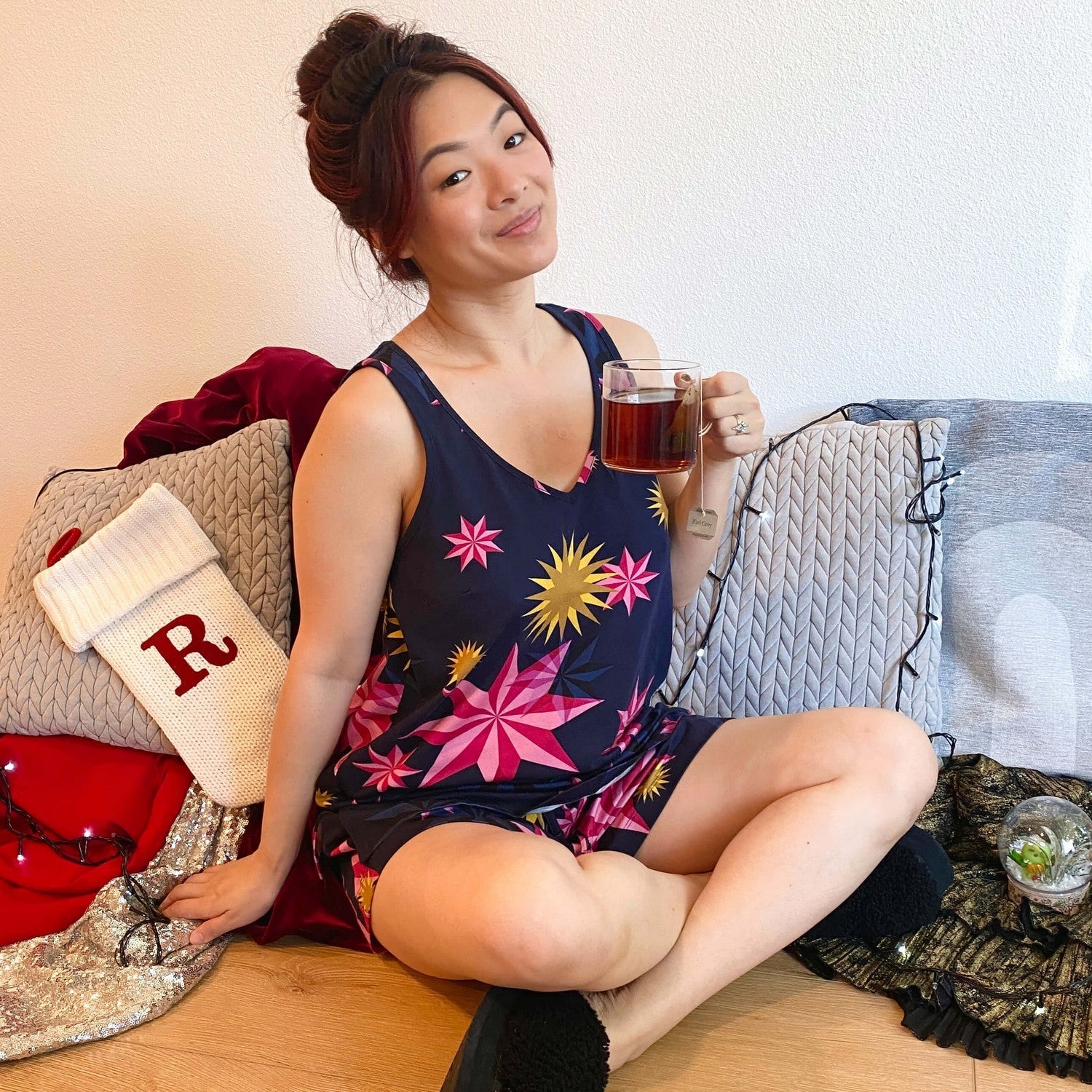 Organic Cotton PJ Vest - Stars - Image 7