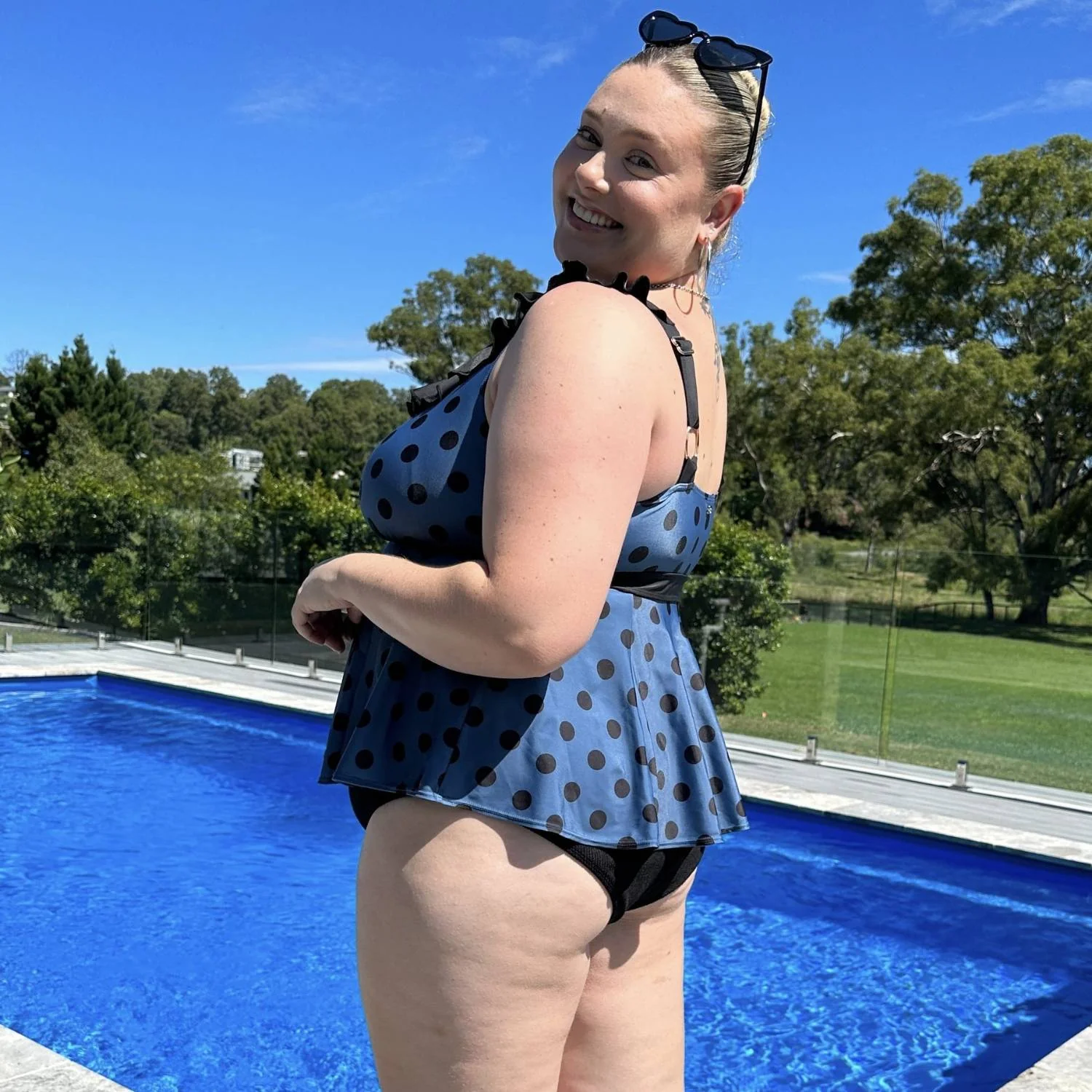 Beam Me Up Tankini Top - Polka - Image 19